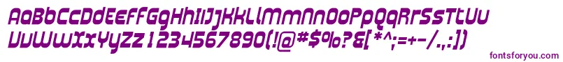 Шрифт Plasma04 – фиолетовые шрифты на белом фоне