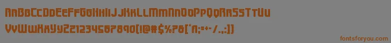 Шрифт Speedwagoncond – коричневые шрифты на сером фоне