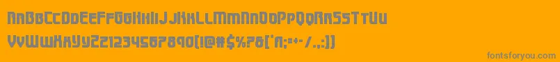 Шрифт Speedwagoncond – серые шрифты на оранжевом фоне