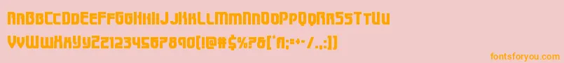 Speedwagoncond Font – Orange Fonts on Pink Background