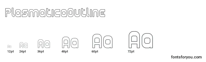 PlasmaticaOutline Font Sizes