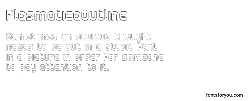 PlasmaticaOutline Font