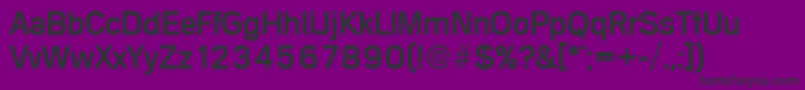 MercedesSerialRegularDb Font – Black Fonts on Purple Background