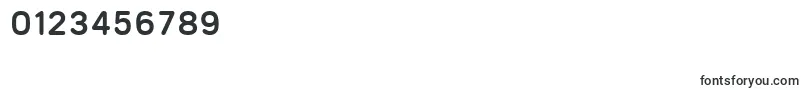 MercedesSerialRegularDb Font – Fonts for Numbers and Digits