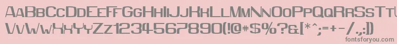 Mmx2010 Font – Gray Fonts on Pink Background