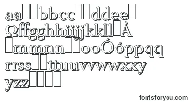 BelfastshadowRegular font – polish Fonts