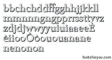 BelfastshadowRegular font – creole Fonts