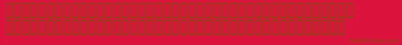 Calligra Font – Brown Fonts on Red Background