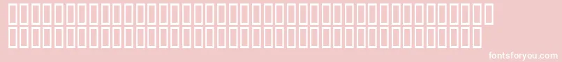 フォントCalligra – ピンクの背景に白い文字