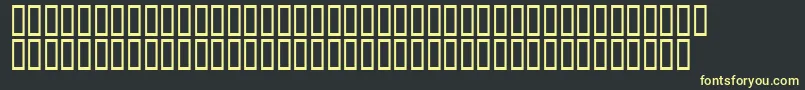 Calligra Font – Yellow Fonts on Black Background