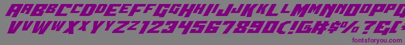 Wbv5expand Font – Purple Fonts on Gray Background