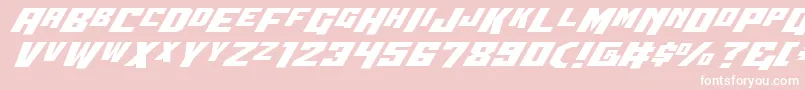 Wbv5expand Font – White Fonts on Pink Background