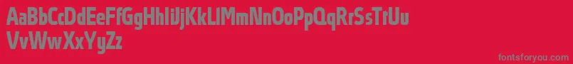 AbsolutProBoldcondensed Font – Gray Fonts on Red Background