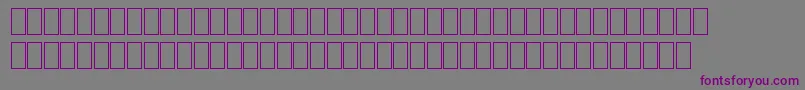 Шрифт MiltrainGeneric – фиолетовые шрифты на сером фоне