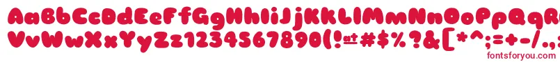 Sniglet Font – Red Fonts on White Background