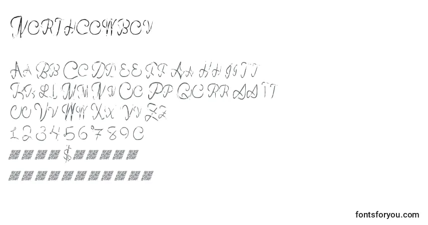 Fuente Northcowboy - alfabeto, números, caracteres especiales