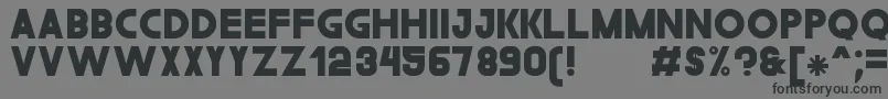 TheGouldSt Font – Black Fonts on Gray Background