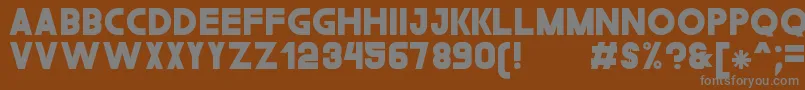 Шрифт TheGouldSt – серые шрифты на коричневом фоне