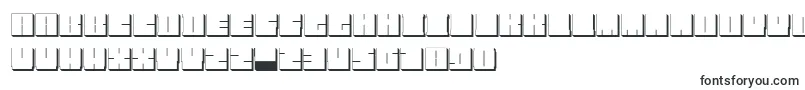 Шрифт BlockmanOutlined – очерченные шрифты