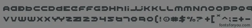 フォントHalo – 黒い文字の灰色の背景