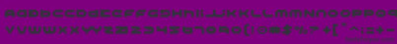Halo-fontti – mustat fontit violetilla taustalla