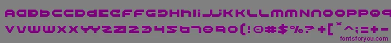 Шрифт Halo – фиолетовые шрифты на сером фоне