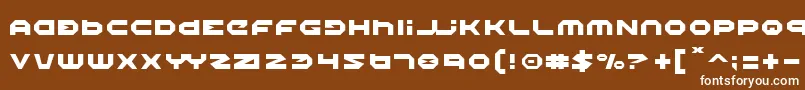 Haloフォントについての詳細 フォントHalo – 茶色の背景に白い文字