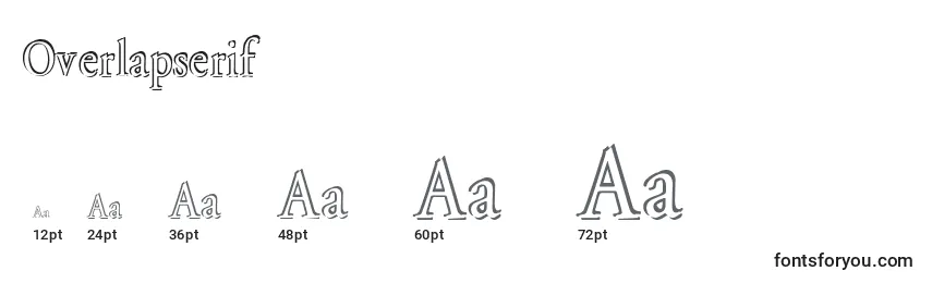Overlapserif Font Sizes