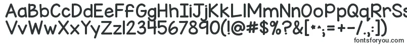 Kgmisskindychunky-fontti – Fontit Microsoft Wordille