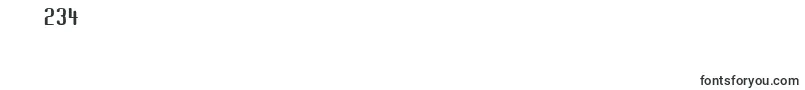 BrassiereAlternates-Schriftart – Schriften für Zahlen und Nummern