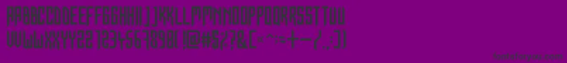 InForTheKillCaps Font – Black Fonts on Purple Background