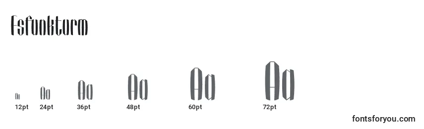 Fsfunkturm Font Sizes