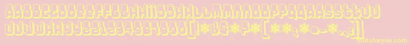 Oddessey7000 Font – Yellow Fonts on Pink Background