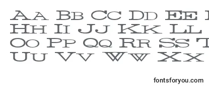 ThinWidest Font