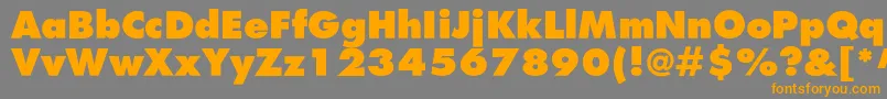 Подробнее о шрифте Agfatumextraboldc Шрифт Agfatumextraboldc – оранжевые шрифты на сером фоне