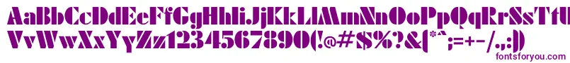 Шрифт Einmal – фиолетовые шрифты