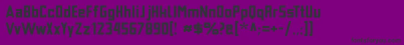Fonte TschicholdAltBold – fontes pretas em um fundo violeta