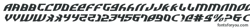 Шрифт ZoneRiderUltraExpitalic – большие шрифты