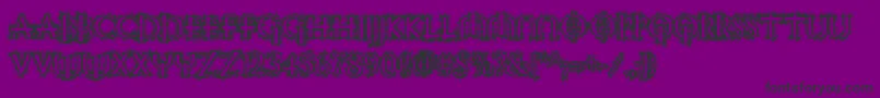 Witchinghour Font – Black Fonts on Purple Background