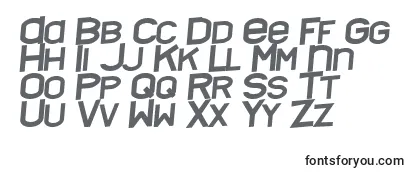 Nyctalopiatilt Font