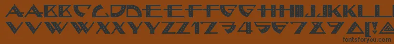 Bellhopnf-fontti – mustat fontit ruskealla taustalla