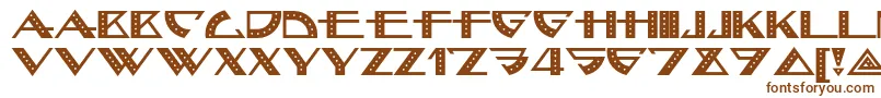 Шрифт Bellhopnf – коричневые шрифты
