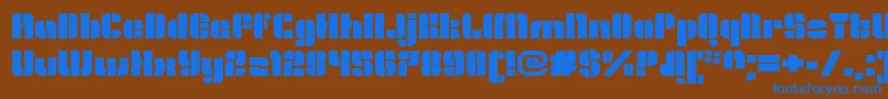 More about OrangeroyaleOpenextended Font OrangeroyaleOpenextended Font – Blue Fonts on Brown Background