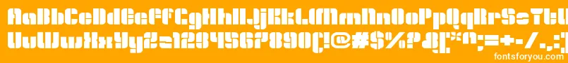 More about OrangeroyaleOpenextended Font OrangeroyaleOpenextended Font – White Fonts on Orange Background