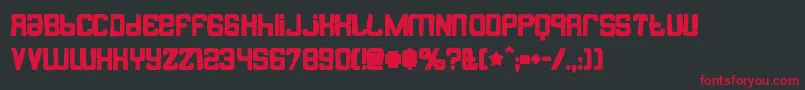 Butterbellyink Font – Red Fonts on Black Background