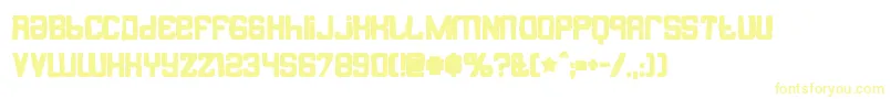 フォントButterbellyink – 黄色のフォント
