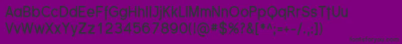 フォントFlorsn10 – 紫の背景に黒い文字