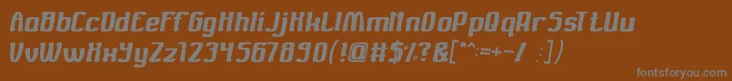 Шрифт Valuable – серые шрифты на коричневом фоне