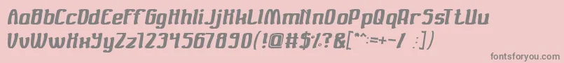 フォントValuable – ピンクの背景に灰色の文字
