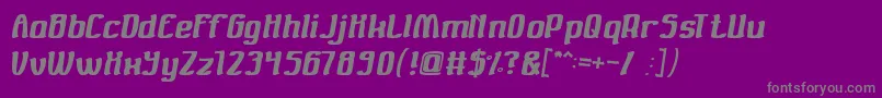 Valuable Font – Gray Fonts on Purple Background